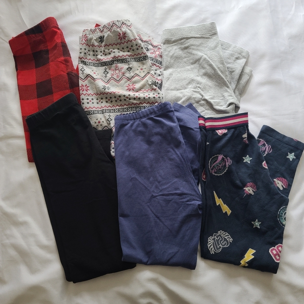 Lot of 6 leggings for Gils Size 6